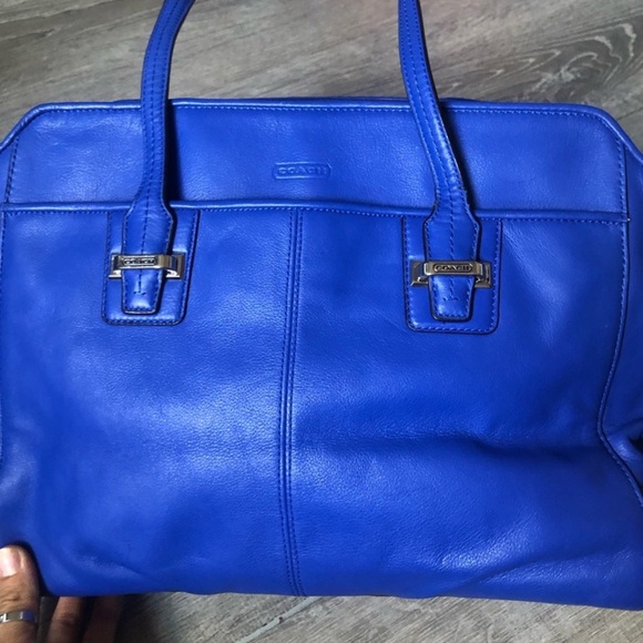 Coach Taylor leather Alexis htf tote - Picture 2 of 8